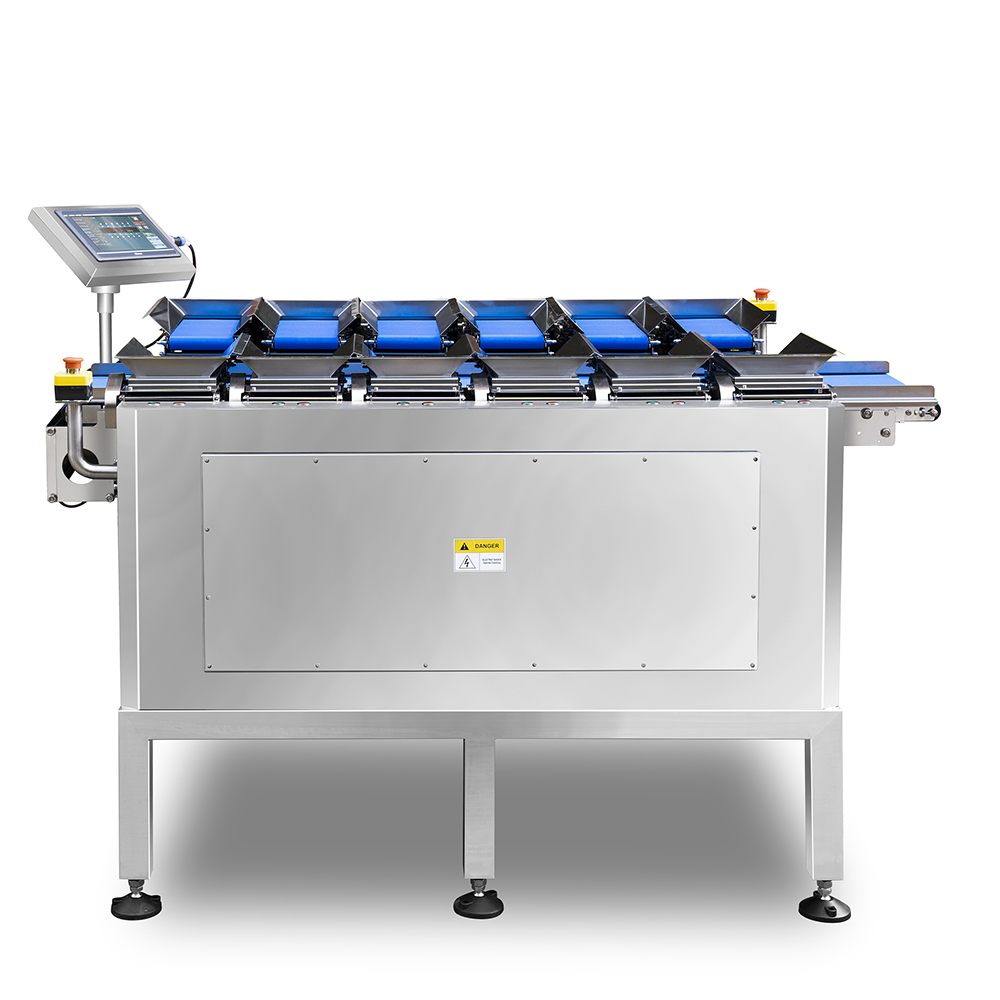 front image of 12 head linear combination weigher