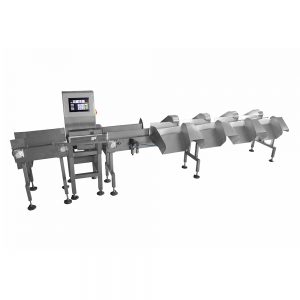 front image of easyweigh chain conveyor weight grader