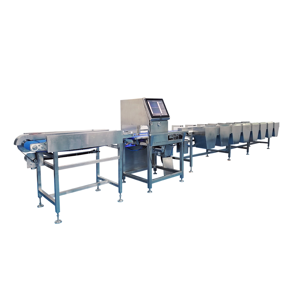 visual inspection and weight grader