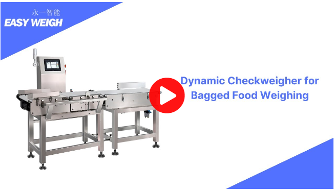 checkweigher weigh bagged sausages