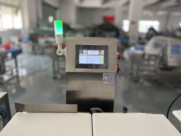 easyweigh checkweigher is running