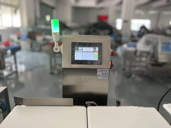 easyweigh checkweigher is running