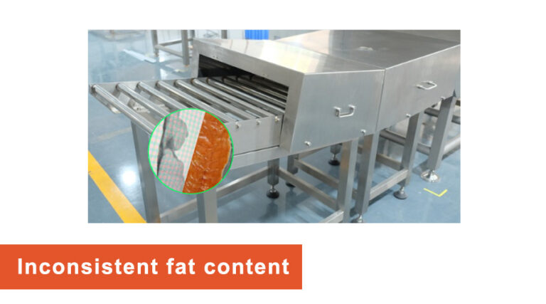 inconsistent fat content
