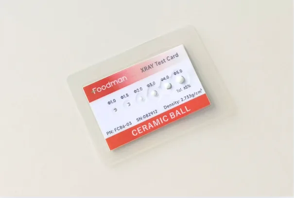ceramic ball test card