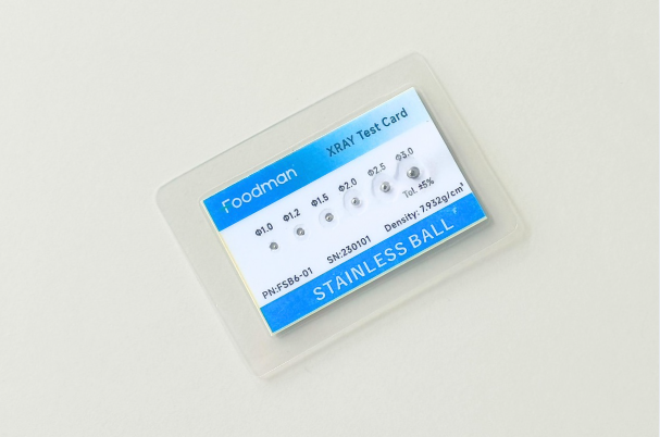 stainless steel ball test card