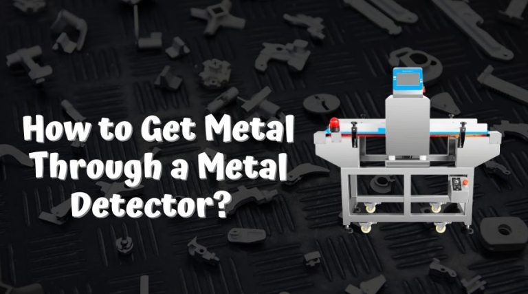 how to get metal through a metal detector