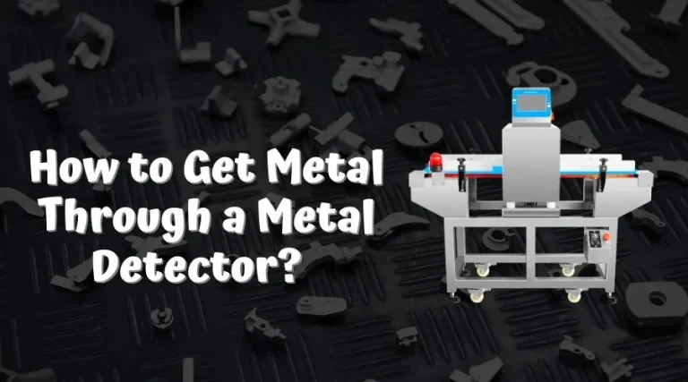 how to get metal through a metal detector