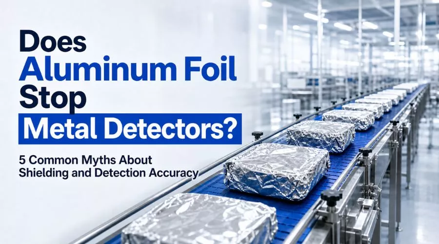 does aluminum foil stop metal detectors