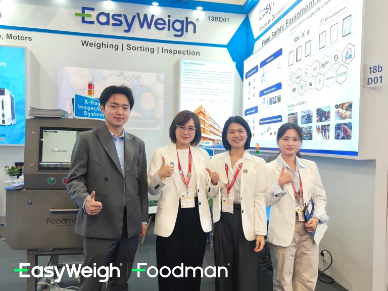 easyweigh and foodman in interpack2026 to retrospective global food safety standards