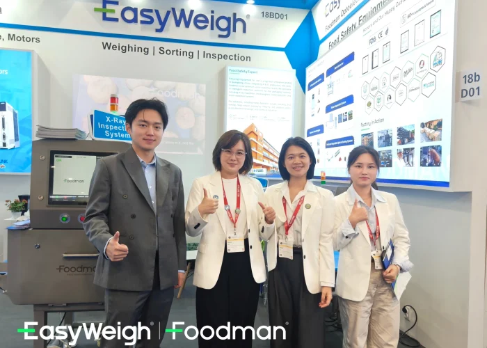 easyweigh and foodman in interpack2026 to retrospective global food safety standards